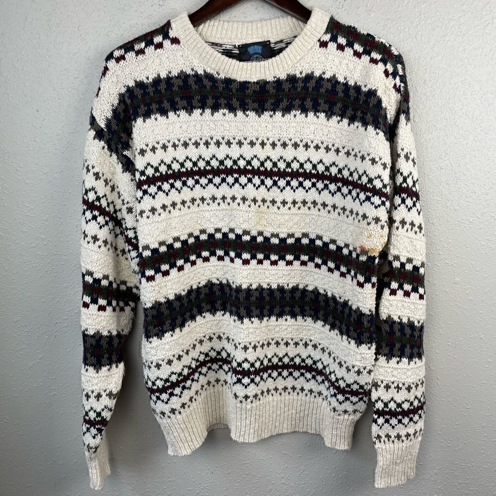 Pure Stuff Crew Neck Sweater Size M EUC